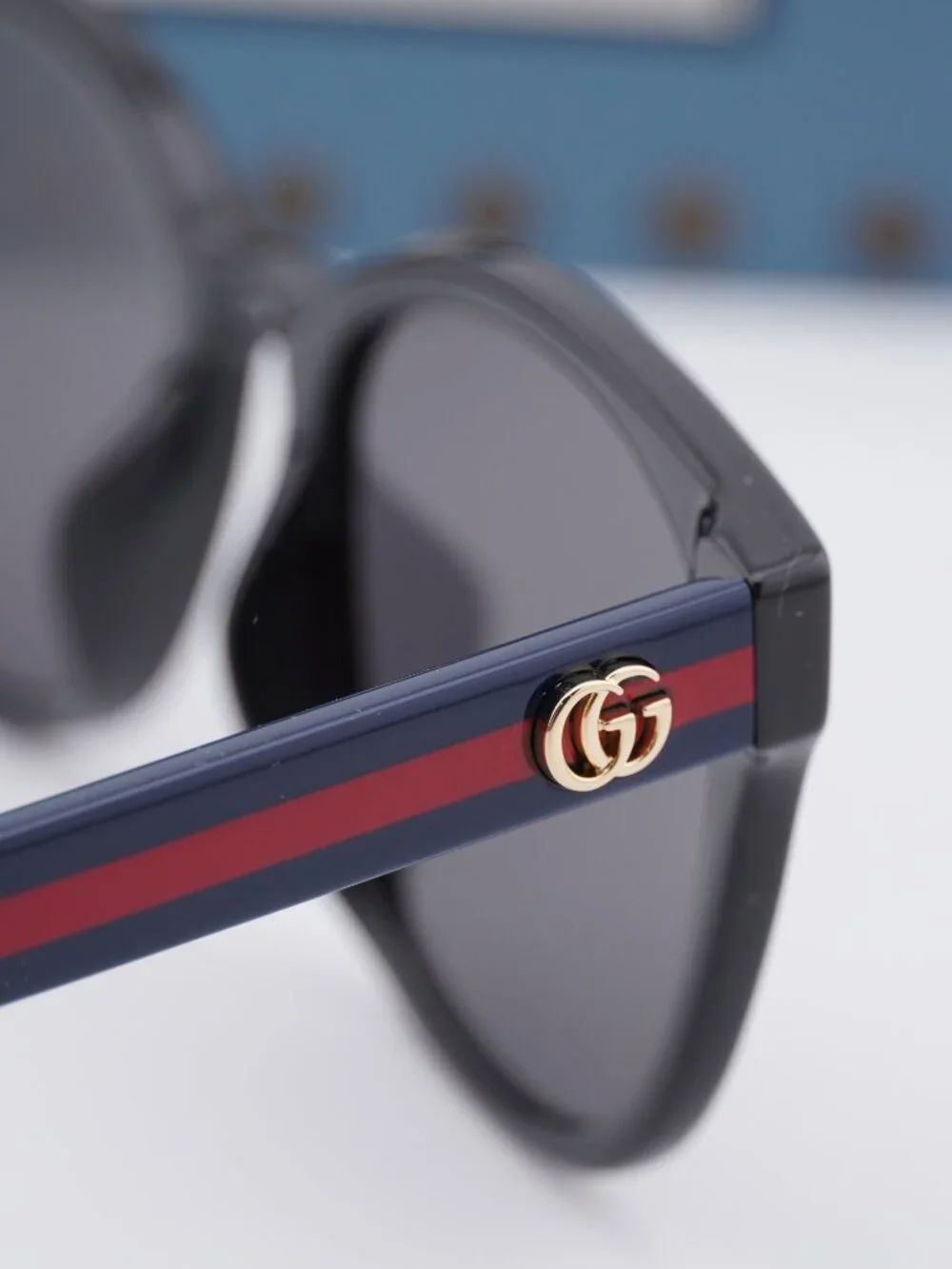 Gucci GG0855SK 002 Square Sunglasses - Black\Grey